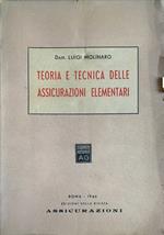 Teoria e tecnica delle assicurazioni elementari