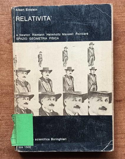 Relatività - Albert Einstein - copertina