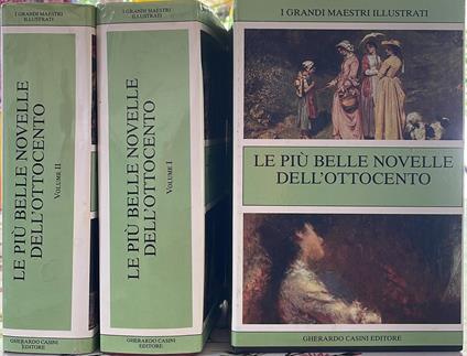 Le più belle novelle dell'ottocento I-II volumi - copertina