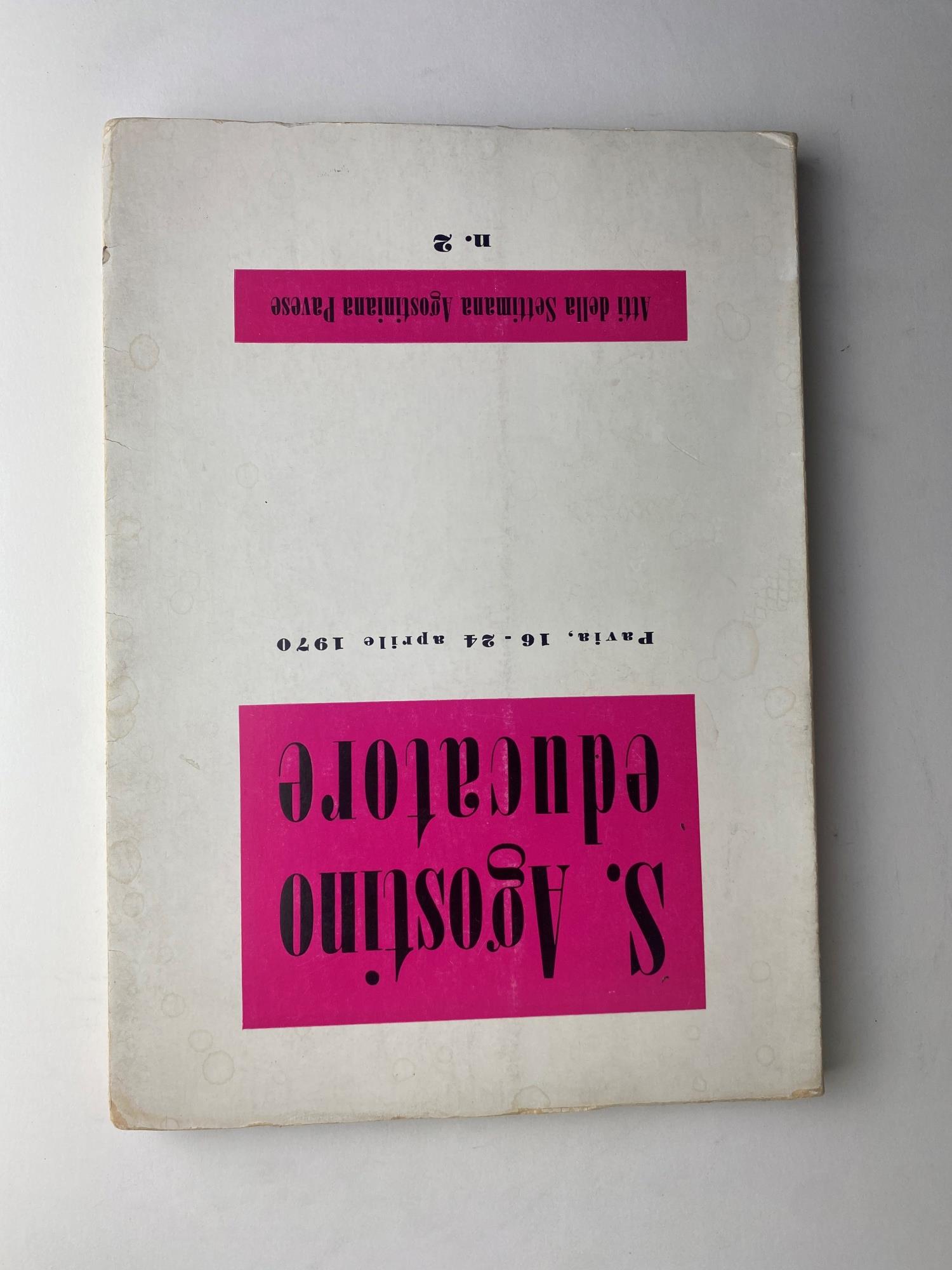 S. Agostino educatore