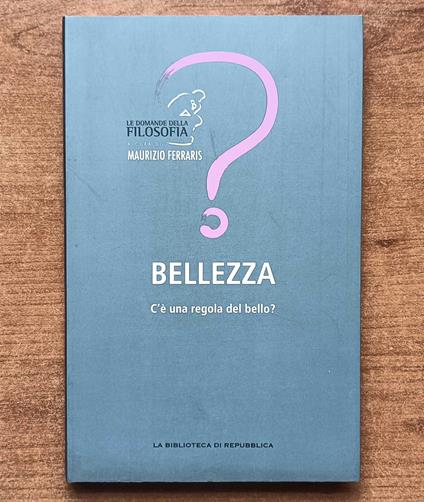 Bellezza - Maurizio Ferraris - copertina
