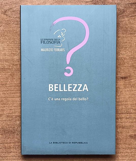 Bellezza - Maurizio Ferraris - copertina
