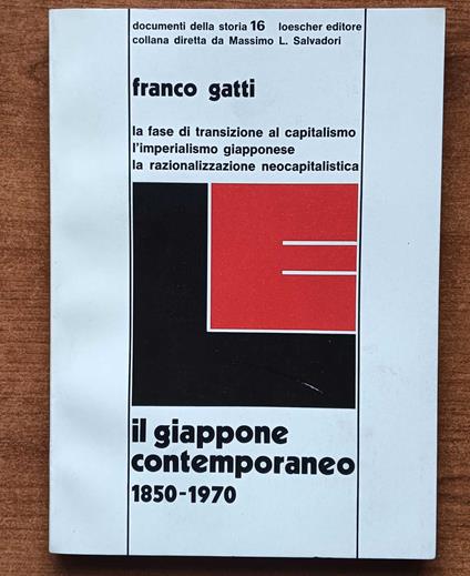 Il Giappone Contemporaneo - copertina