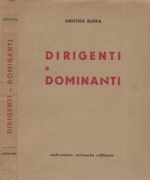 Dirigenti e dominanti - Aristide Buffa - copertina