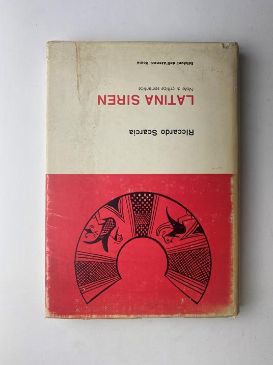 Latina Siren. Note di critica - Riccardo Scarcia - copertina