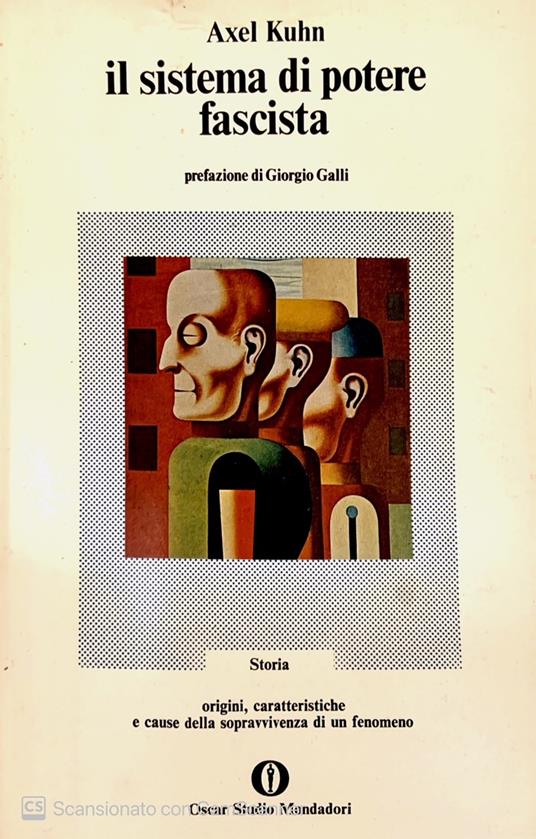 Il sistema di potere fascista - Axel Kuhn - copertina