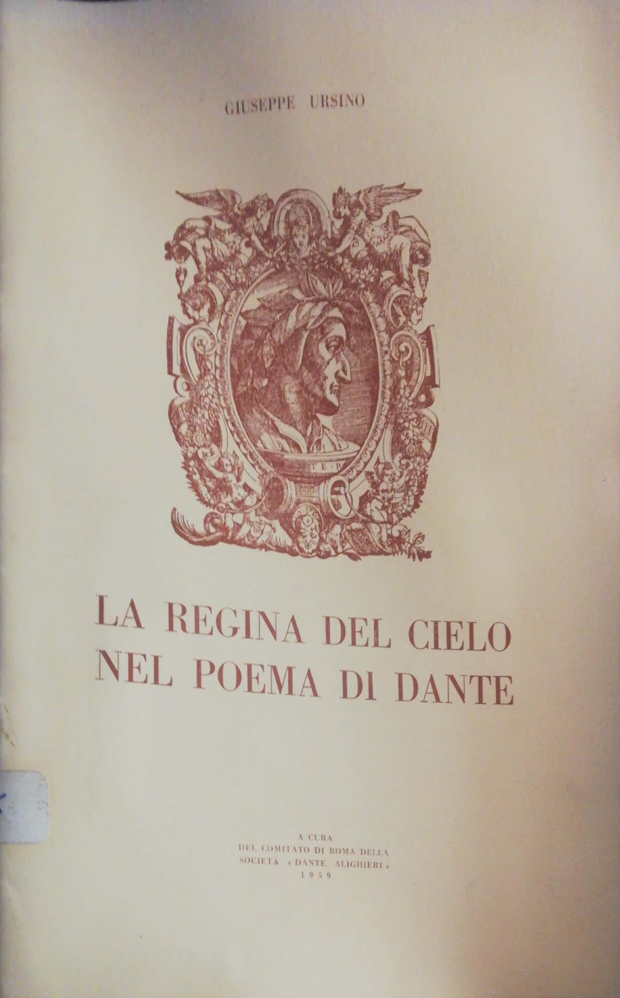La Regina del Cielo nel poema di Dante