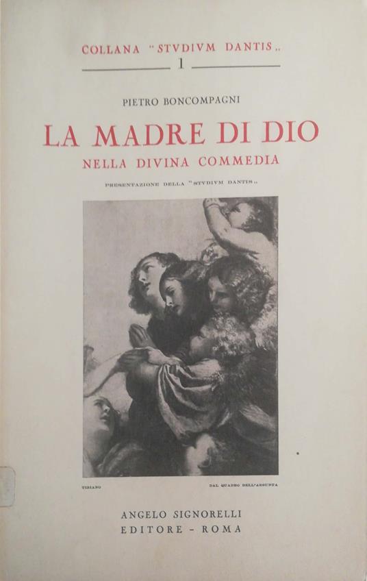 La Madre di Dio nella Divina Commedia - copertina