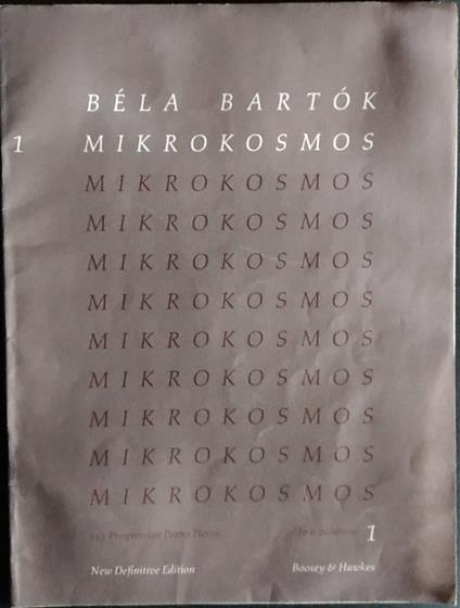 Mikrokosmos. Volume 1 - copertina