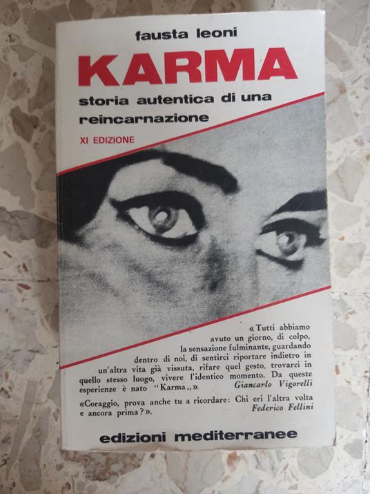 Karma: storia autentica di una reincarnazione - Fausta Leoni - copertina