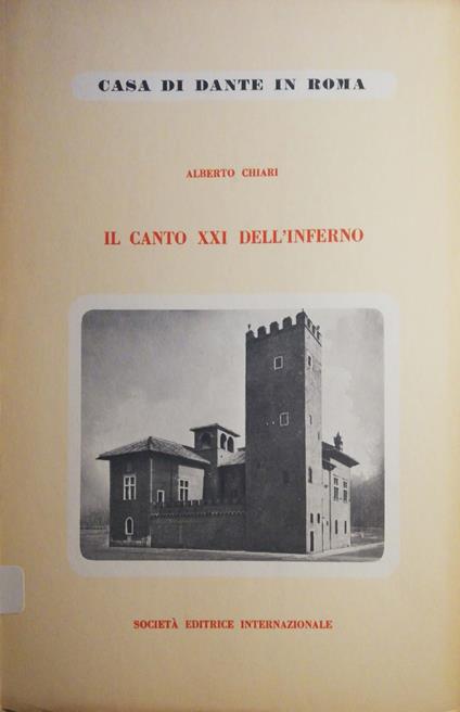 Il canto XXI dell'Inferno - Alberto Chiari - copertina