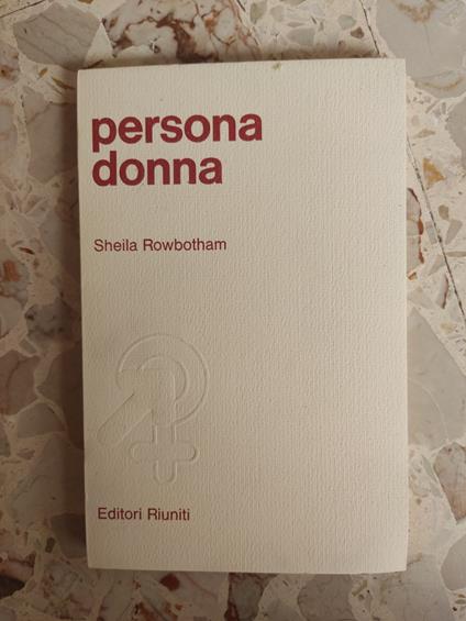 Persona donna - Sheila Rowbotham - copertina
