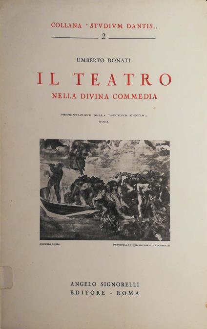 Il teatro nella Divina Commedia - copertina