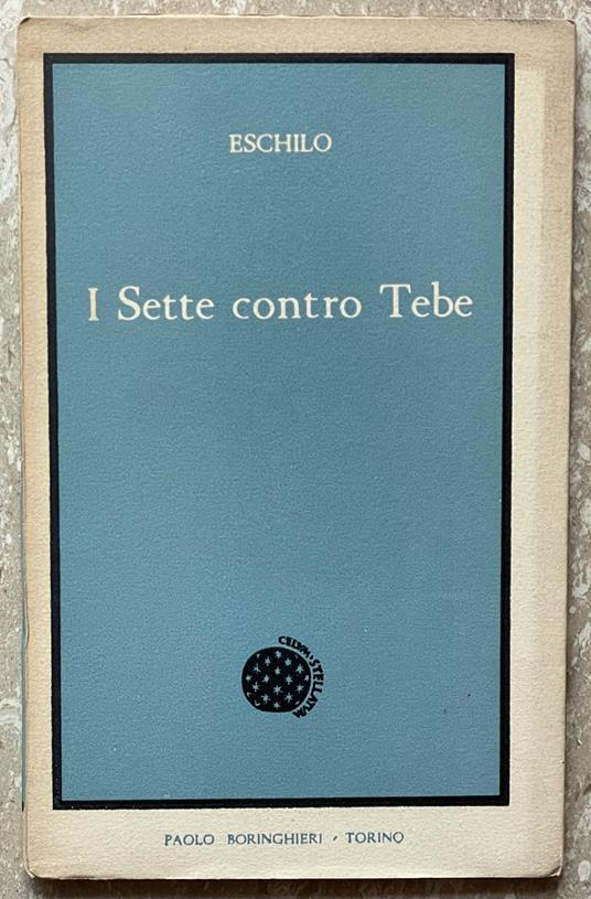 i settecontro tebe - Eschilo - copertina