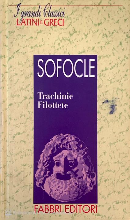 Trachinie Filottete - Sofocle - copertina