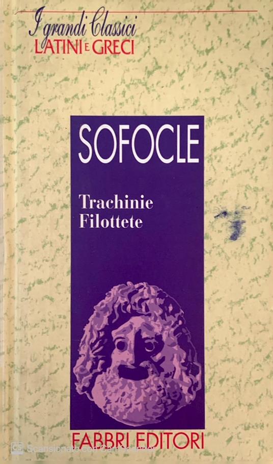 Trachinie Filottete - Sofocle - copertina
