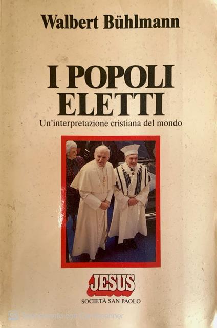I popoli eletti - Walbert Buhlmann - copertina
