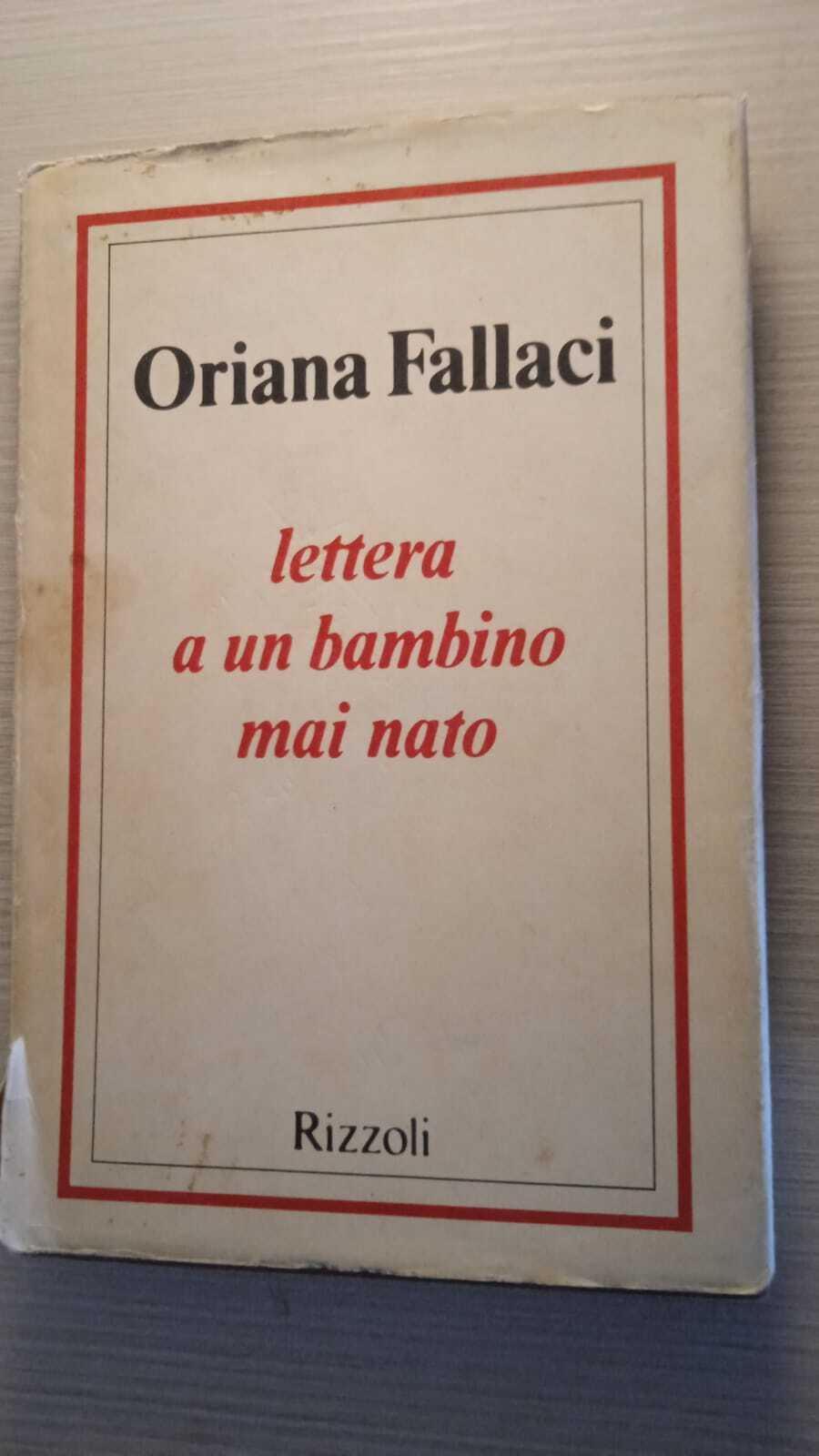Lettera a un bambino mai nato
