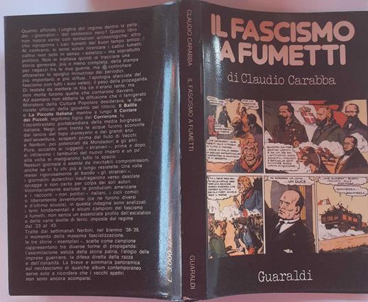 Il fascismo a fumetti - Claudio Carabba - copertina