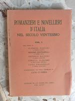 Romanzieri e novellieri d'Italia nel secolo ventisimo