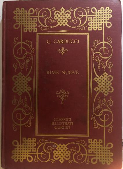Rime Nuove - Giosuè Carducci - copertina