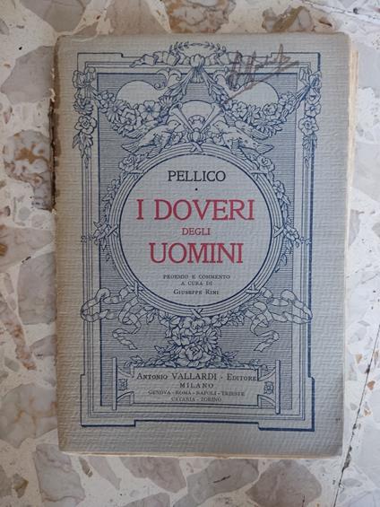 I doveri degli uomini - Silvio Pellico - copertina