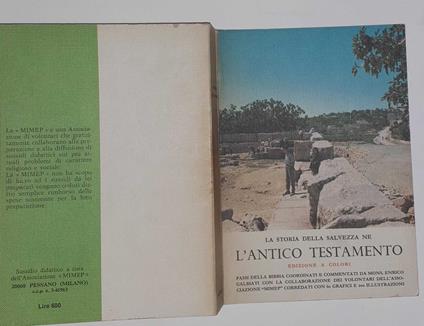 La storia della salvezza ne l'Antico Testamento. Edizione a colori - Mons. Enrico Galbiati - copertina