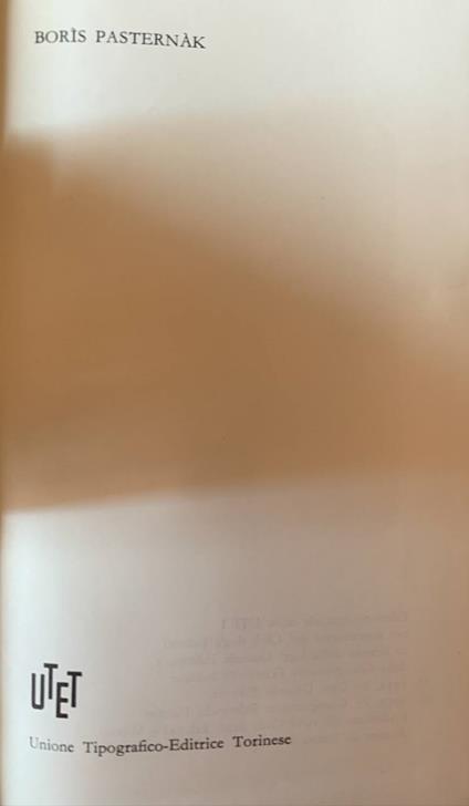 Poesia - Prosa - Boris Pasternak - copertina