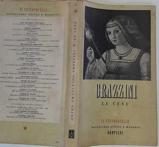 Le cene - Anton Francesco Grazzini - copertina