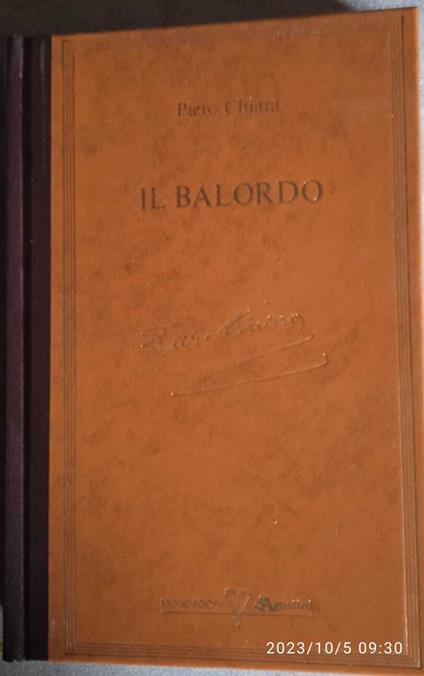 Il balordo - Piero Chiara - copertina