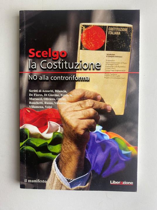 Scelgo la Costituzione. No alla controriforma - copertina