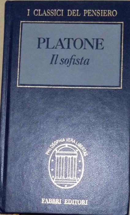 Il sofista - Platone - copertina