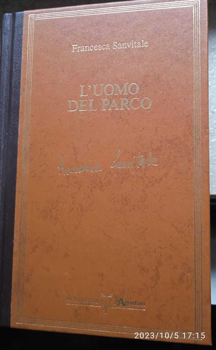 L' uomo del parco - Francesca Sanvitale - copertina