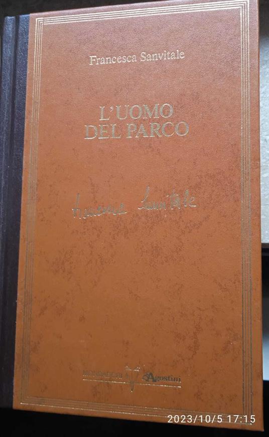 L' uomo del parco - Francesca Sanvitale - copertina