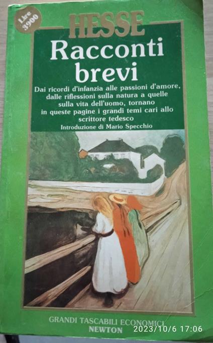 Racconti brevi - Hermann Hesse - copertina