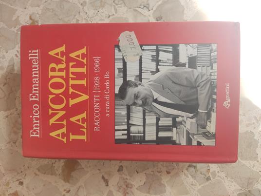 Ancora la vita - Enrico Emanuelli - copertina