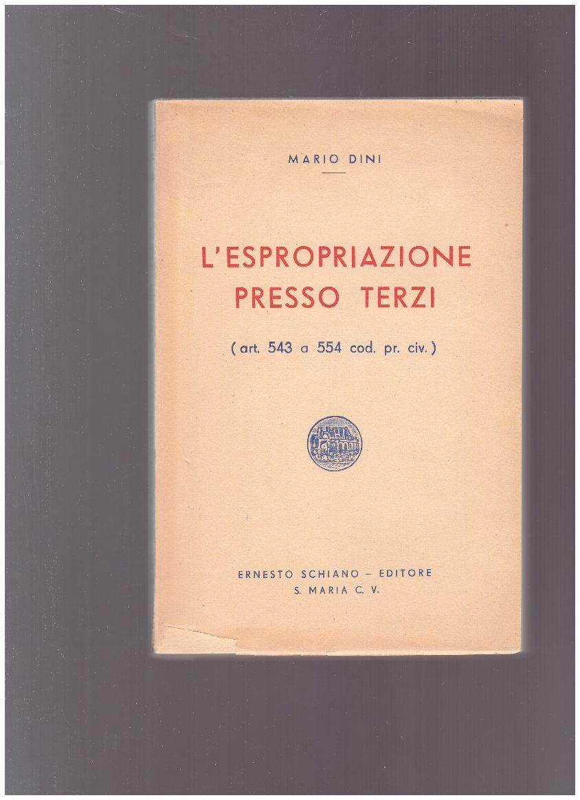 L' espropriazione presso terzi