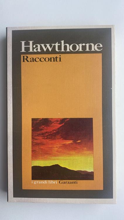 Racconti - Nathaniel Hawthorne - copertina