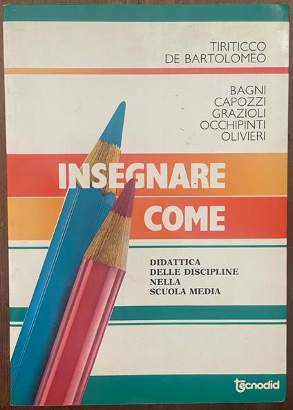 insegnare come - copertina