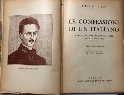 Le confessioni di un Italiano - Ippolito Nievo - copertina