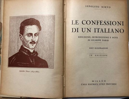 Le confessioni di un Italiano - Ippolito Nievo - copertina