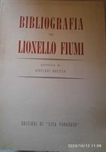 Bibliografia su Lionello Fiumi