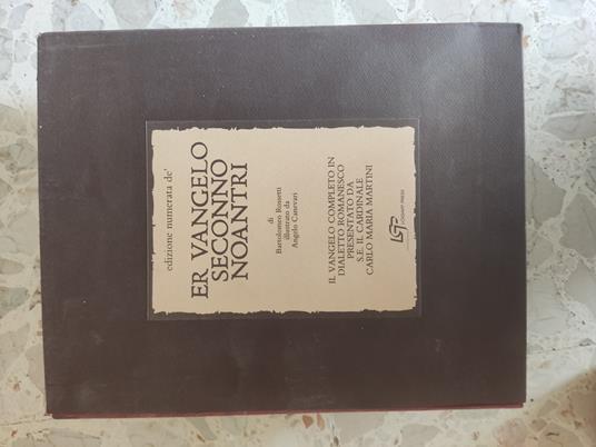 Er Vangelo seconno Noantri - Bartolomeo Rossetti - copertina