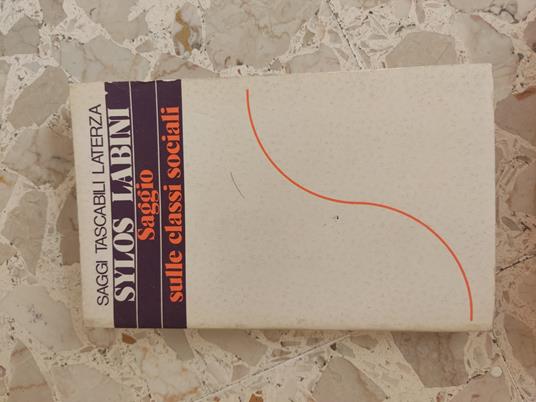 Saggio sulle classi sociali - Sylos Labini - copertina