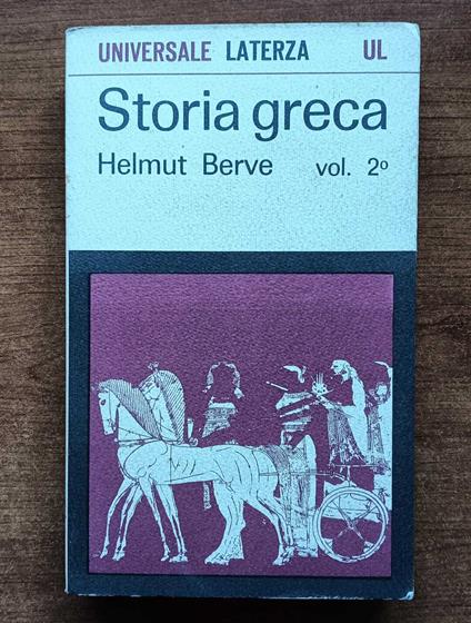 Storia Greca - Helmut Berve - copertina