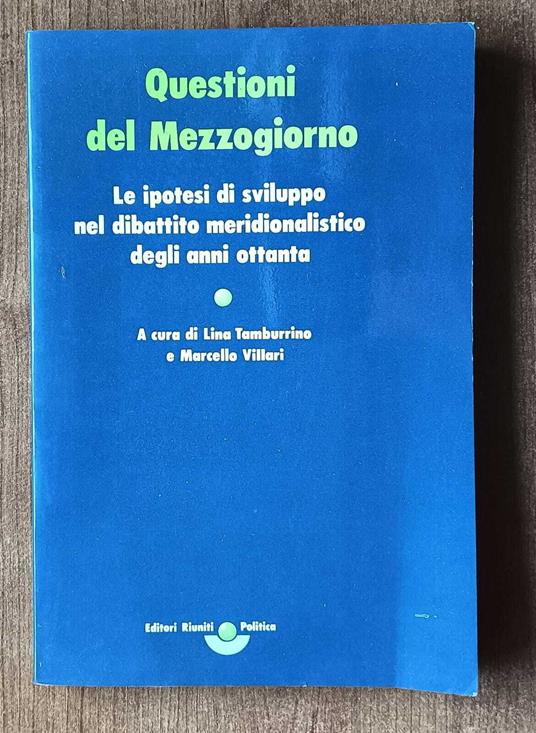 Questioni del mezzogiorno - Lina Tamburrino - copertina