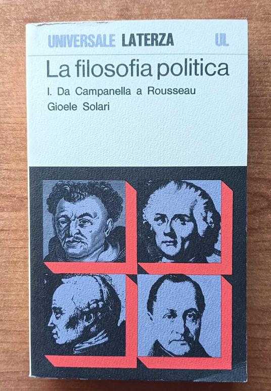 La filosofia politica - Luigi Firpo - copertina