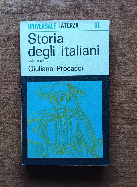 Storia degli italiani - Giuliano Procacci - copertina