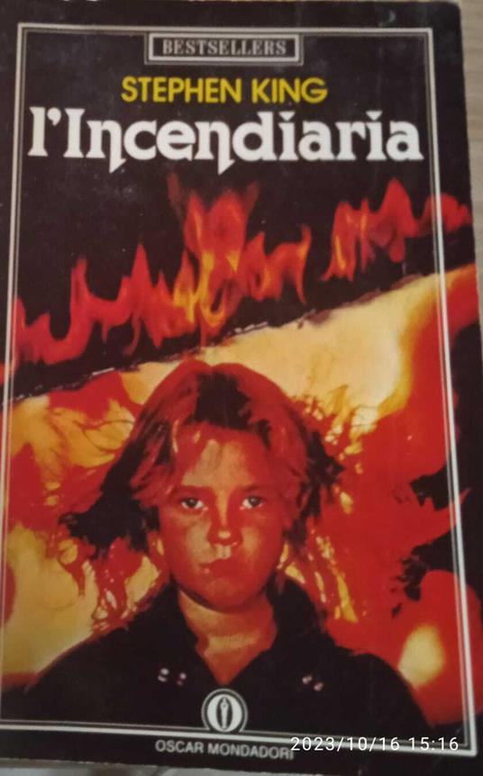 L' incendiaria - Stephen King - copertina