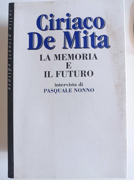 La memoria e il futuro - copertina